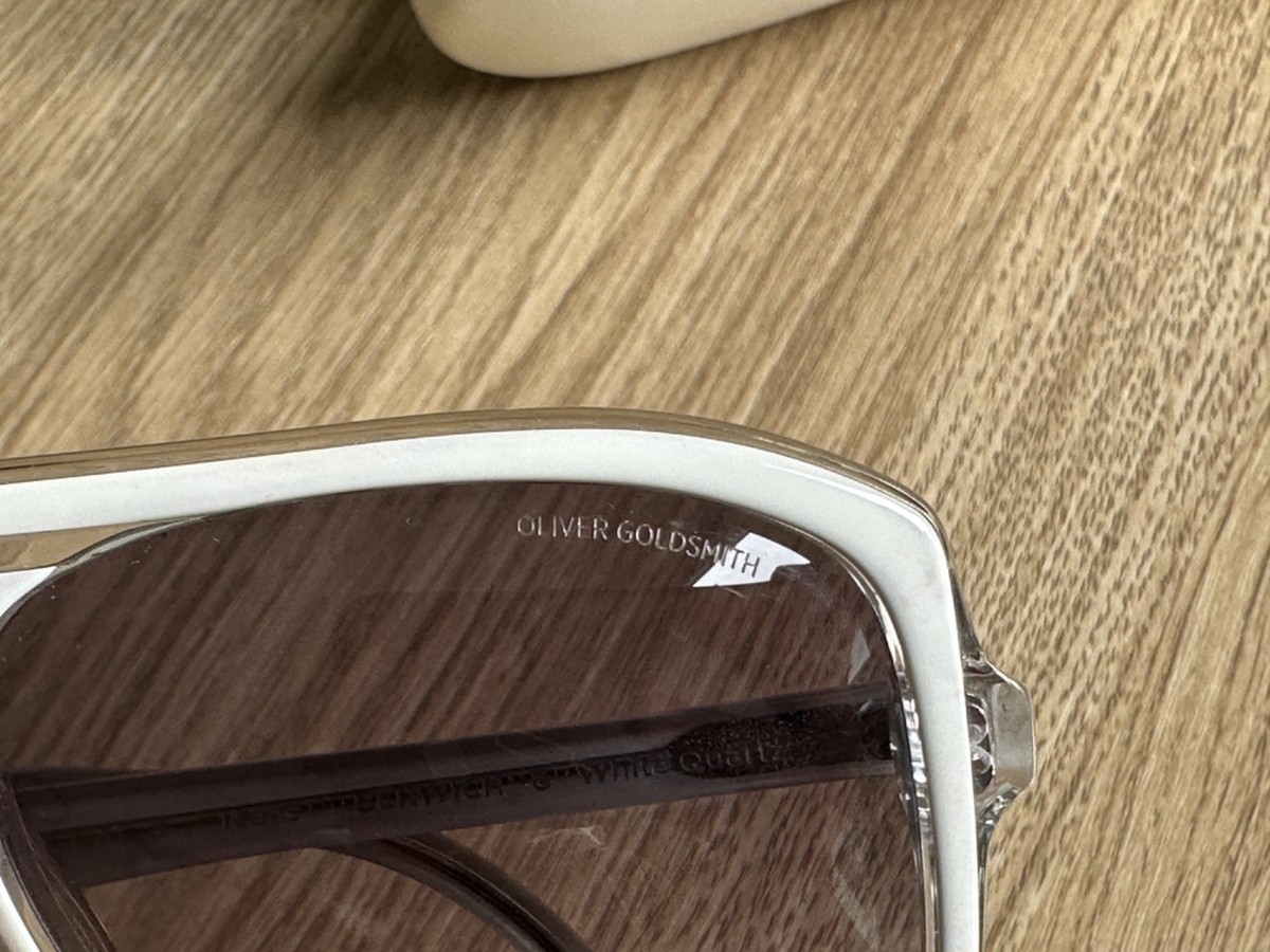 Oliver Goldsmith England Women's Sunglasses BERWICK (1979) White