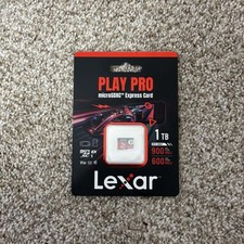 Lexar 1TB PLAY PRO microSDXC Express Card IN HAND FREE SHIP
