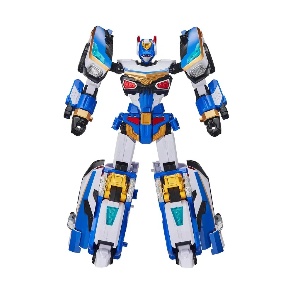 Metal Cardbot W BLUECOP W BLUE COP W Police Car Transformer Robot