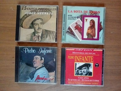 Pedro Infante, Jorge Negrete, Jose Alfredo,  Music CD Lot of 4  Discs