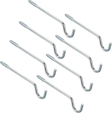 Sumnacon Curtain Rod Support for Wall 8 Pcs Single Curtain Rod Support Middle