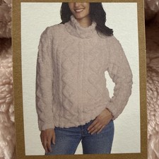 Eddie Bauer Womens Ultrasoft Cable Fleece Pul...