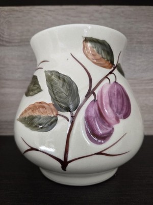 Gefäß aus Keramik, polnische Kunst.Handbemalt von'' E. Zysk''.