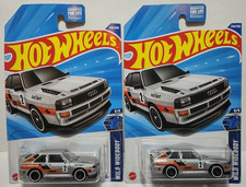 HOT WHEELS 2025 REGULAR TREASURE HUNT - '84 AUDI SPORT QUATTRO - LOT OF TWO CARS