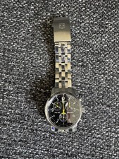 Tissot PRC 200 T461 Mens Chronograph Black & Yellow Dial  Watch S/ Steel Gents