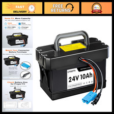 24V 10Ah Lithium Battery for Ride-On Cars  Toys, Lightweight, Long-Lasting, Fas