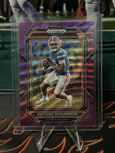 2023 Panini Prizm Draft Picks - Anthony Richardson #104 Purple Wave Prizm (RC)