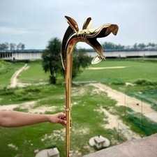 Pure Brass Celtic Carnyx war Horn- Authentic Designs Replica Carnyx Unique Home