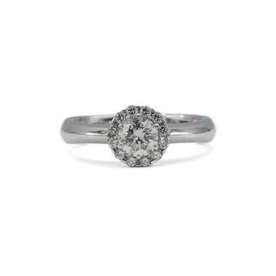 Ring WEMPE mit Brillanten Diamanten in 18 Kt 750 er Gold GIA Expertise Gr. 52