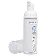 V-White Foam Teeth Whitening Toothpaste - Organic Toothpaste Fluoride Free 60ml