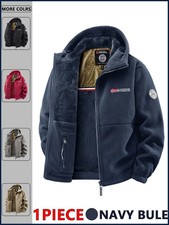 Men's Autumn and Winter Outdoor Hooded Jacket, Suitable for Daily Wear at Home