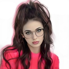 Synthetic Hair Clip In Ponytail Extension Vibrant Color Streaks For Everyday Or