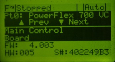 Allen-Bradley 20B-VECTB-C0 321131-A01 PowerFlex 700 Vector Cassette FRN:4.003