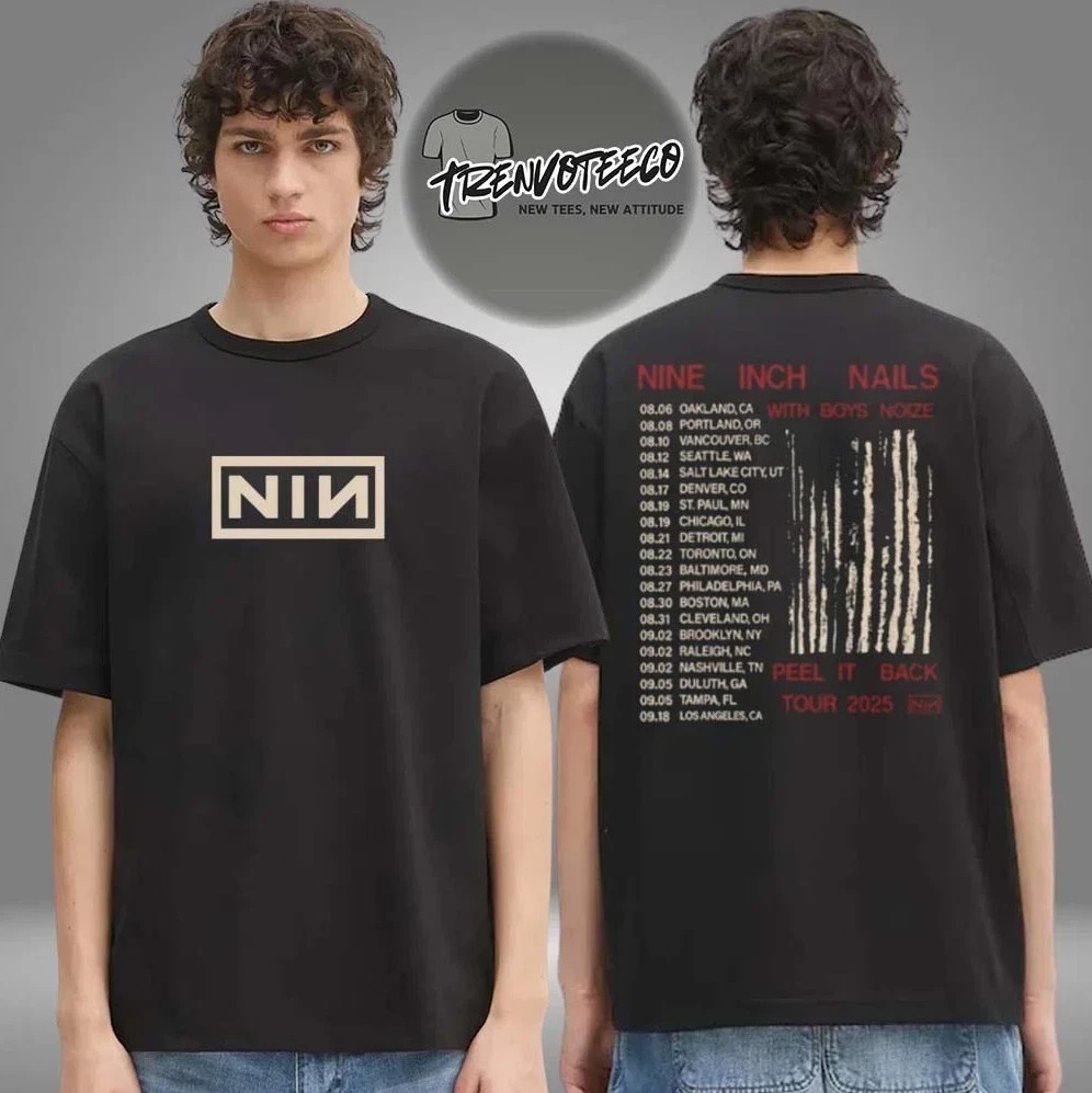 Nine Inch Nails Peel It Back Tour 2025 T-shirt | eBay