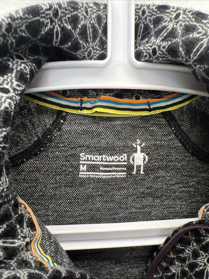 Top Smartwool Lana Merino Capa Base Mujer M Rayas 100% Lana Foto 2 de 4