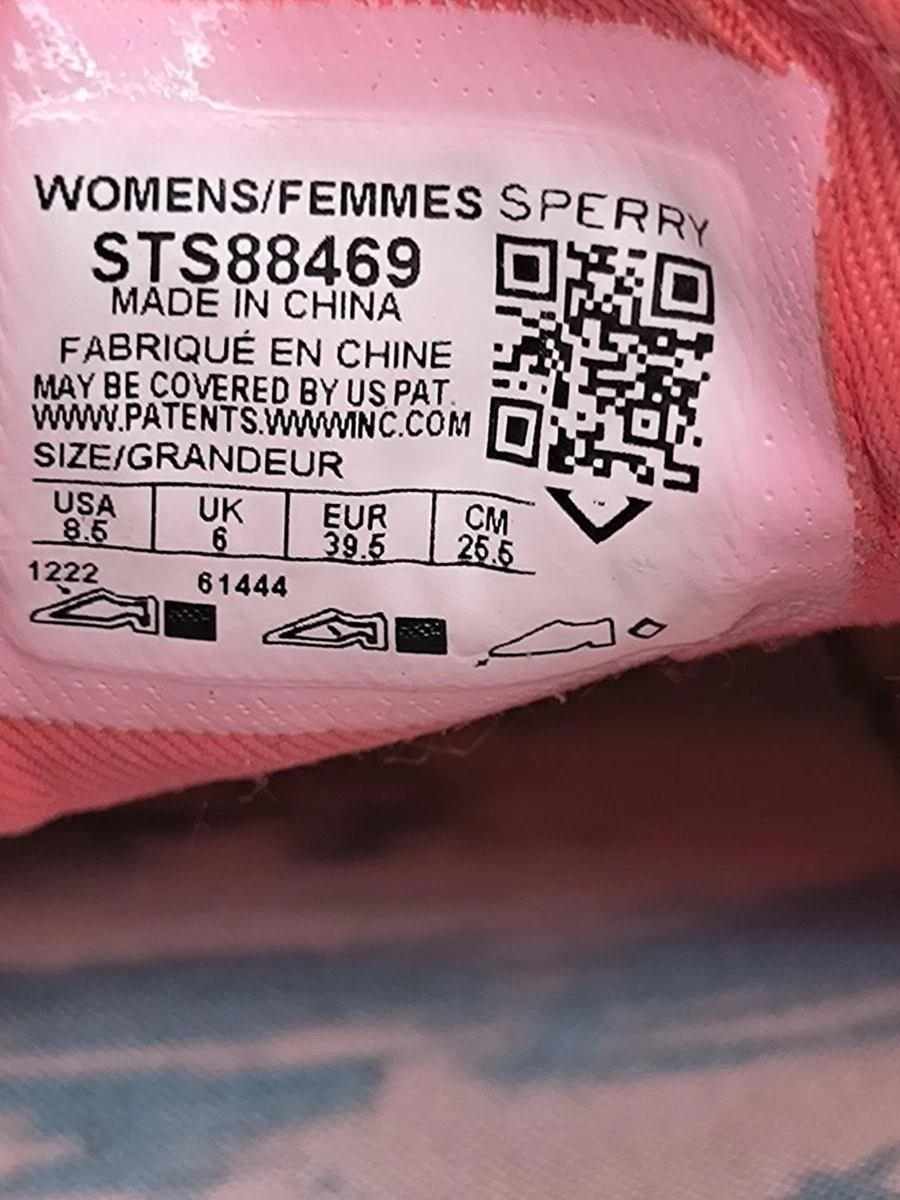 Sperry Schnürsneaker pink Größe 39.5