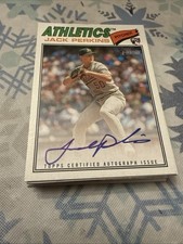 JACK PERKINS 2026 Topps Heritage #ROA-JP REAL ONE AUTO Rookie RC Athletics SP
