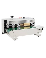 VEVOR Continuous Bag Band Sealing Machine, 21.85 x 13.58 x 10.43 in, White