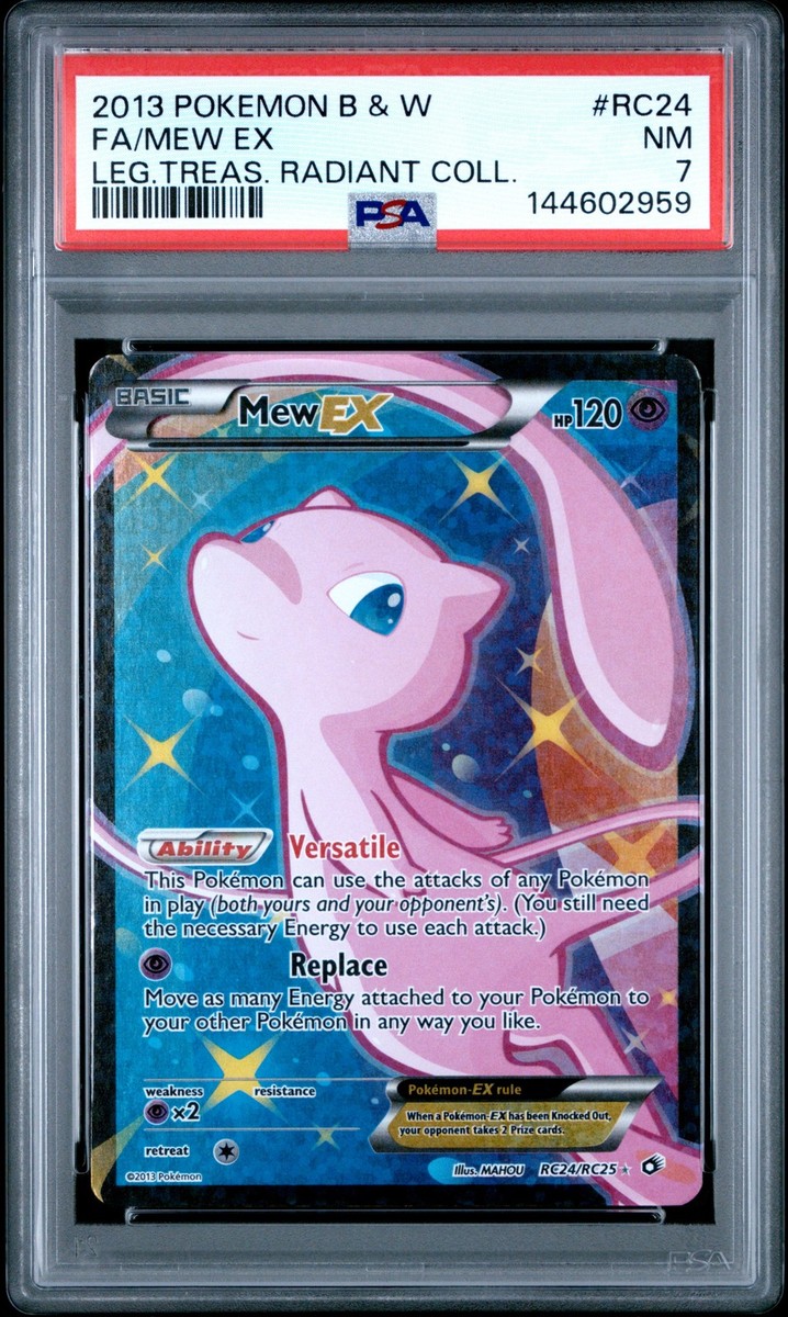 【PSA7】ミュウEX SR仕様 RC24/RC25 2013 MEW 2013 #RC24 FULL ART/MEW EX PSA 7 | eBay
