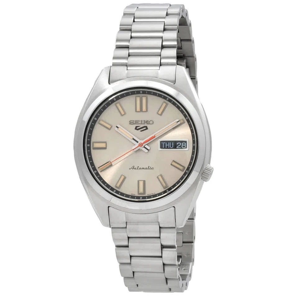 Reloj para hombre Seiko 5 Sports SNXS automático esfera marfil SRPK91K1