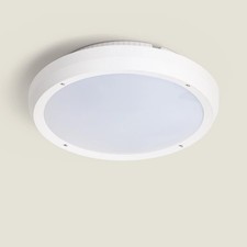 Plafón Redondo para Exterior Ø300 mm IP65 Curio Blanco