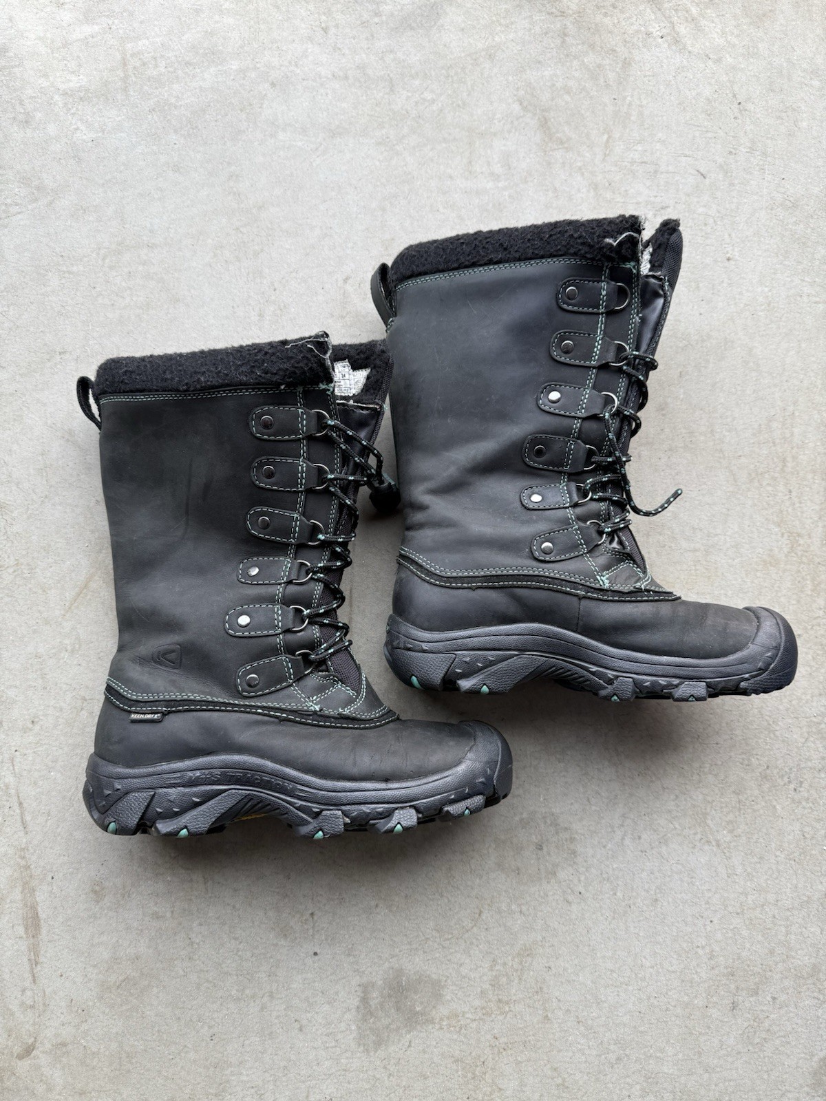 Stivali da trekking Keen Alaska donna taglia 7 nero bordo blu