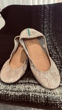 Tieks Romantic Blush Leather Ballet Flats Size 9