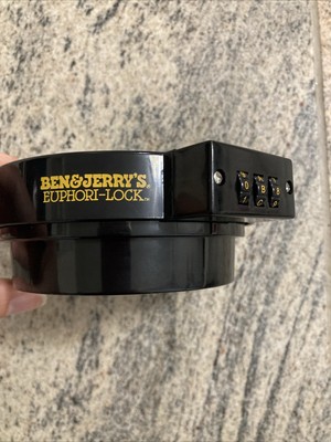 Ben & Jerry's Euphori-Lock Ice Cream Pint  Combination Lock Protector Fun Gadget