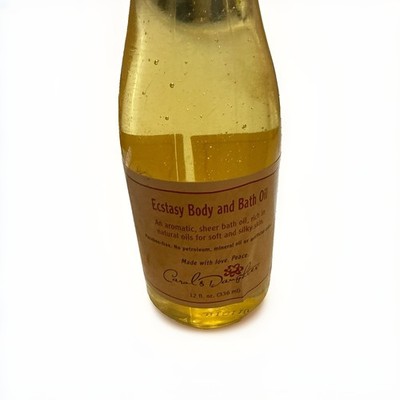 Vintage Carol's Daughter Ecstasy Body Bath Oil 12 oz Rare Discontinued FULL
