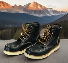 EASTLAND “Lumber Up” Navy Blue Leather Boot Men 9D Casual Business Work 7241-05D