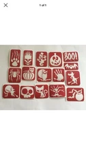 Halloween Glitter Tattoo Stencil Pack