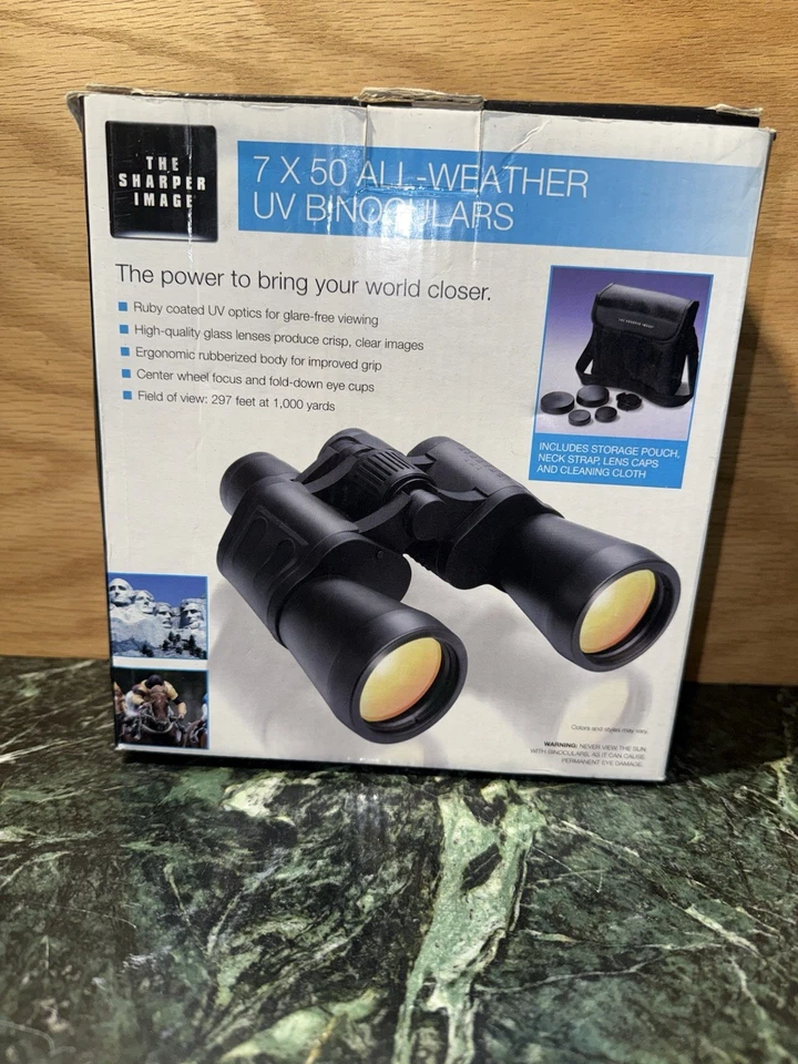 Sharper Image 7x50 Outdoor UV Binoculars with Carrying Case - Image 2 of 4