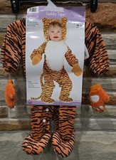 Fun World CUDDLY TIGER Infant Costume. Small 6-12months .