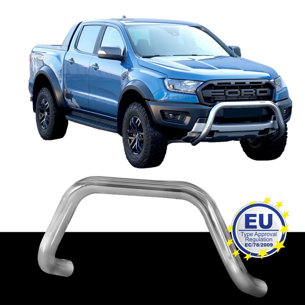 FrontbüGel Edelstahl Passend FüR Ford Ranger Raptor Ab 2019 Ø76Mm-image