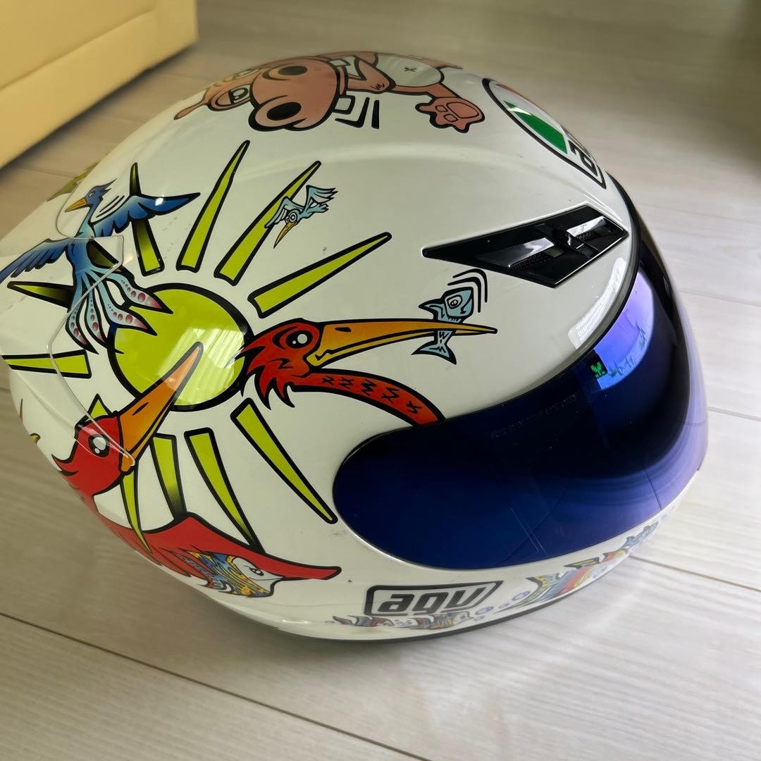 AGV AF-1 Valentino Rossi White Zoo Replica Helmet Size M | eBay