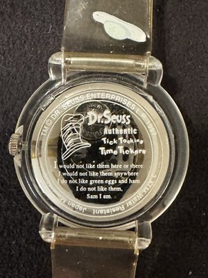 Vintage Dr Seuss Watch Women Silver Tone 1997 Tick Tocking Time Tickers il_fullxfull.6763573040_e1vy.jpg main image 2