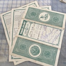 Vintage Lien Note Lufkin Texas 1911 Leach Family