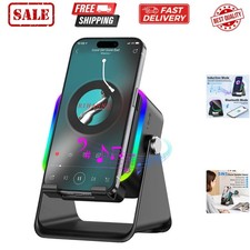 Wireless Induction Speaker 5-in-1 Bluetooth Speaker with Phone Stand,Stereo S...