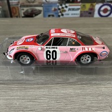 Miniature Alpine A110 1600S Rallye Monte Carlo 1972 - Échelle 1:43, Pilote Claudine Trautmann, Neuve