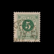 Sweden, Scott 43, Numeral, 1886, used, 113706