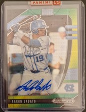Aaron Sabato - 2020 Panini Prizm Draft Picks Prospect - #PDP27 - Auto - Twins
