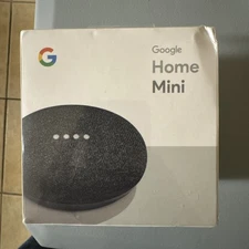 Google Home Mini Smart Assistant Charcoal GA00216-US New Sealed