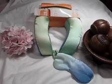 New with tags travel neck pillow with eye mask