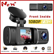 TOGUARD Dual Dash Cam FHD 1080P 1080P Front Cabin Car DVR Camera night vision