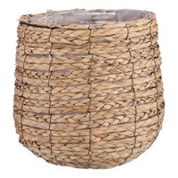 Mica Decorations Avalon Pflanzenkorb - H31 X Ø30 Cm - Seegras - Hellbraun