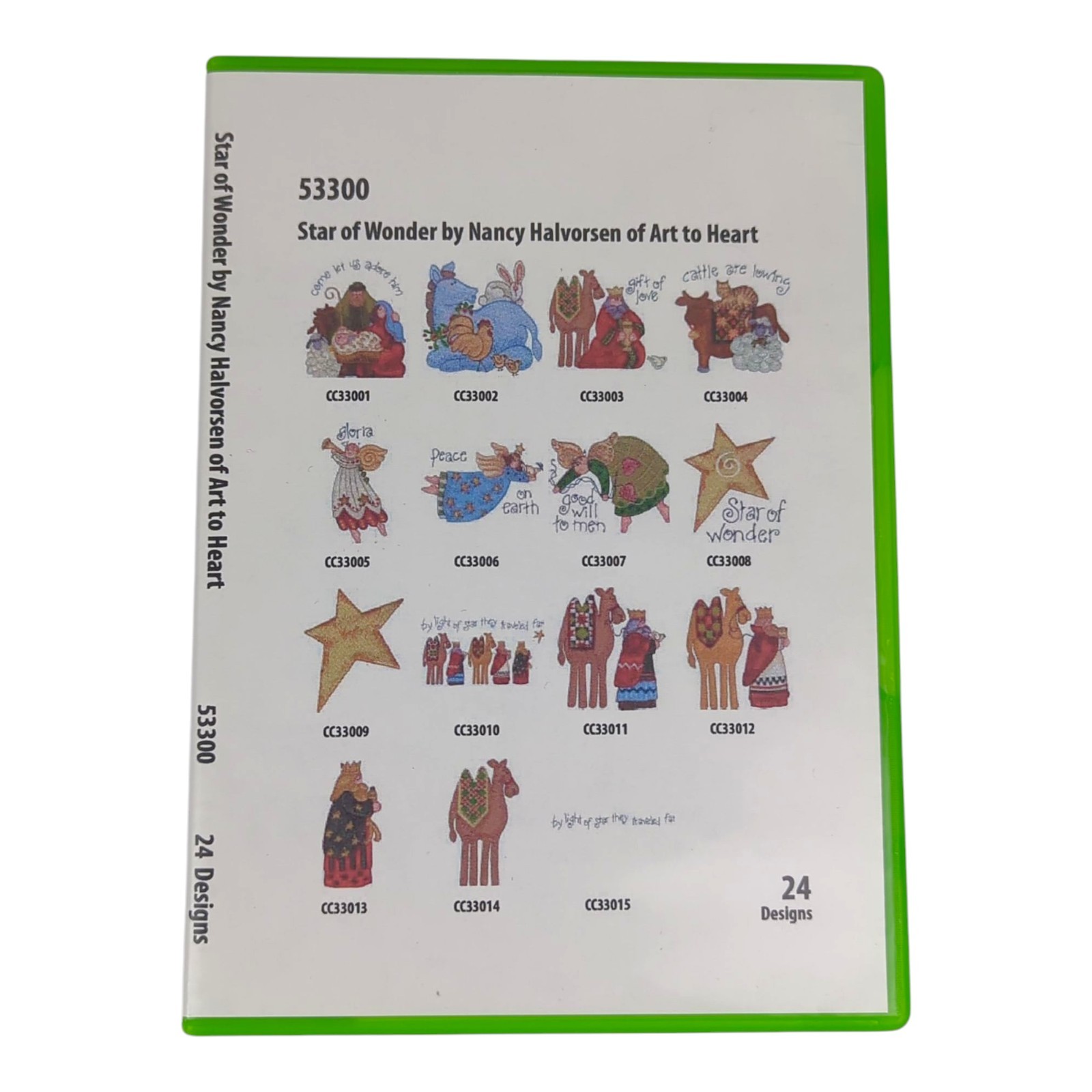 OESD - Star of Wonder by Nancy Halvorsen of Art to Heart - Embroidery CD Bernina