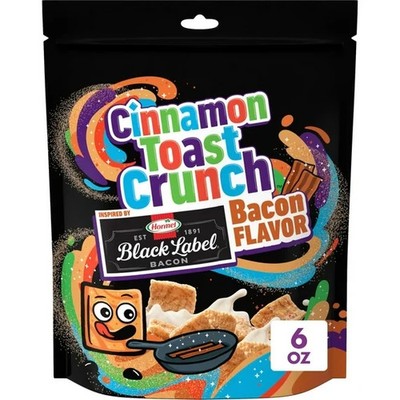Cinnamon Toast Crunch Bacon Flavor Breakfast Cereal 6oz BRAND NEW SEALED VIRAL
