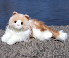 ✤ New DOUGLAS CUDDLE TOY Stuffed Soft Plush RAGDOLL CAT Fluffy Fur Kitten Kiki