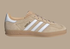Adidas Gazelle Indoor Magic Beige Womens Cream Sports Sneaker IH5482