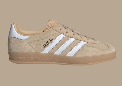Adidas Gazelle Indoor Magic Beige Womens Cream Sports Sneaker